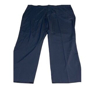 Pro Tour Mens Navy Golf Pants 48X30 Polyester Elastane Stretch Fabric